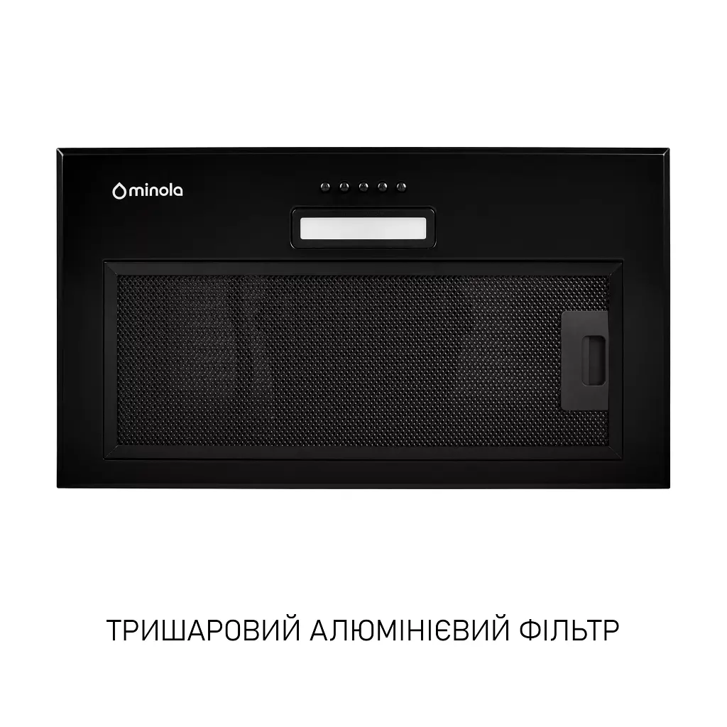 Полновстроенная вытяжка Минола HBI 5214 BLF 700 LED - фото 4