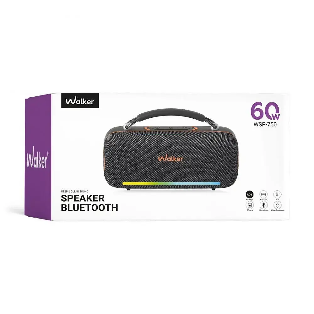 Bluetooth Колонка Walker WSP-750 60W UA black - фото 2