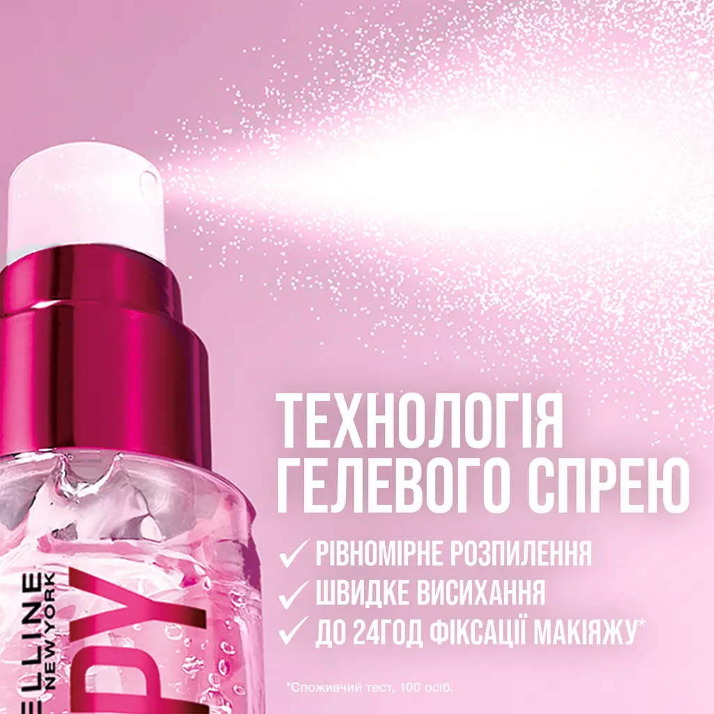 Спрей Maybelline New York Grippy для фіксації макіяжу з ніацинамідом 100 мл - фото 5