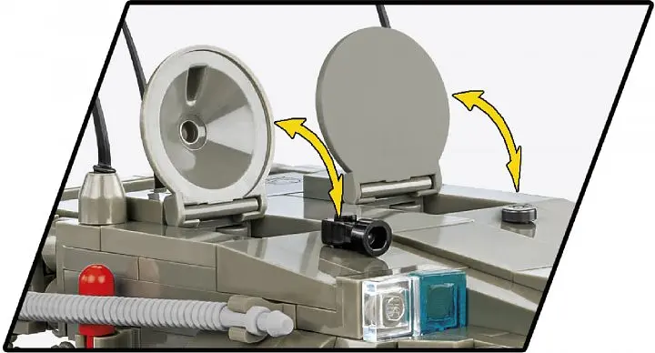Конструктор Cobi Танк Merkava MK. I / II, масштаб 1:35, 825 деталей (COBI-2621) - фото 7