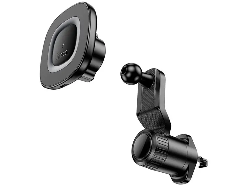 Автомобільний тримач для смартфона Hoco HW30 Crown Black/Metal Gray (6942007646925) - фото 4