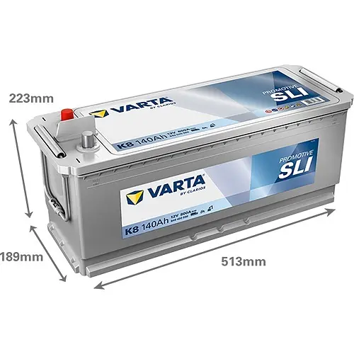 Акумулятор Varta Promotive SLI 12В 140Аг 800А (EN) L+ (640400080) - фото 2