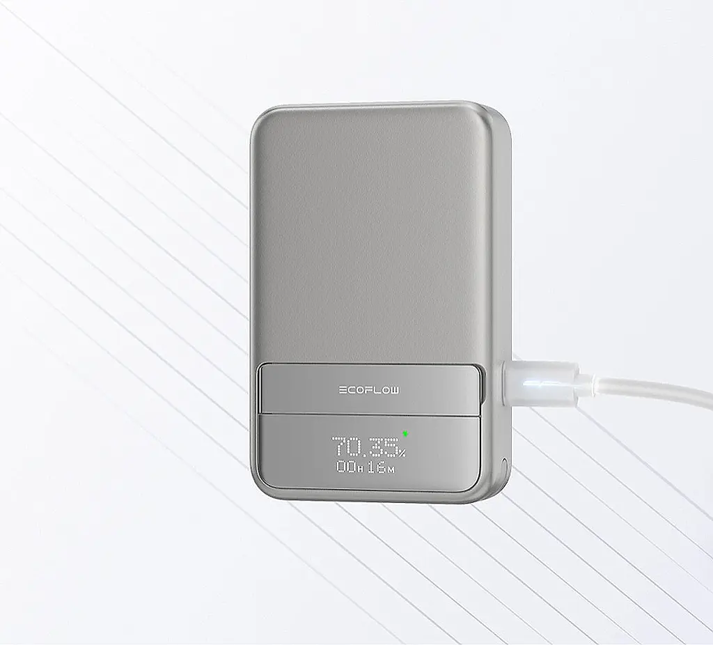 Акумулятор зовнішній EcoFlow RAPID Magnetic 10000mAh 65W 2-в-1 бездротова + провідна зарядка - фото 5