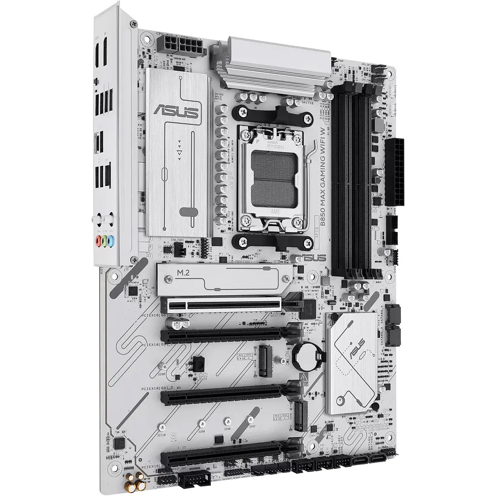 Материнська плата Asus B850 MAX Gaming Wi-Fi White (90MB1M10-M0EAY0) EU [156903] - фото 3