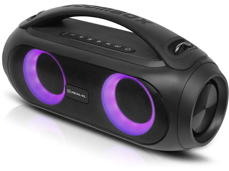 Портативна акустика REAL-EL X-745 Black (EL121600012) - фото 8