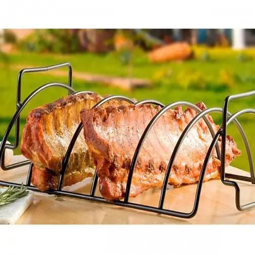 Стойка для ребер Santos эмалированная сталь 24 х 34 х 14 см (945) - фото 2