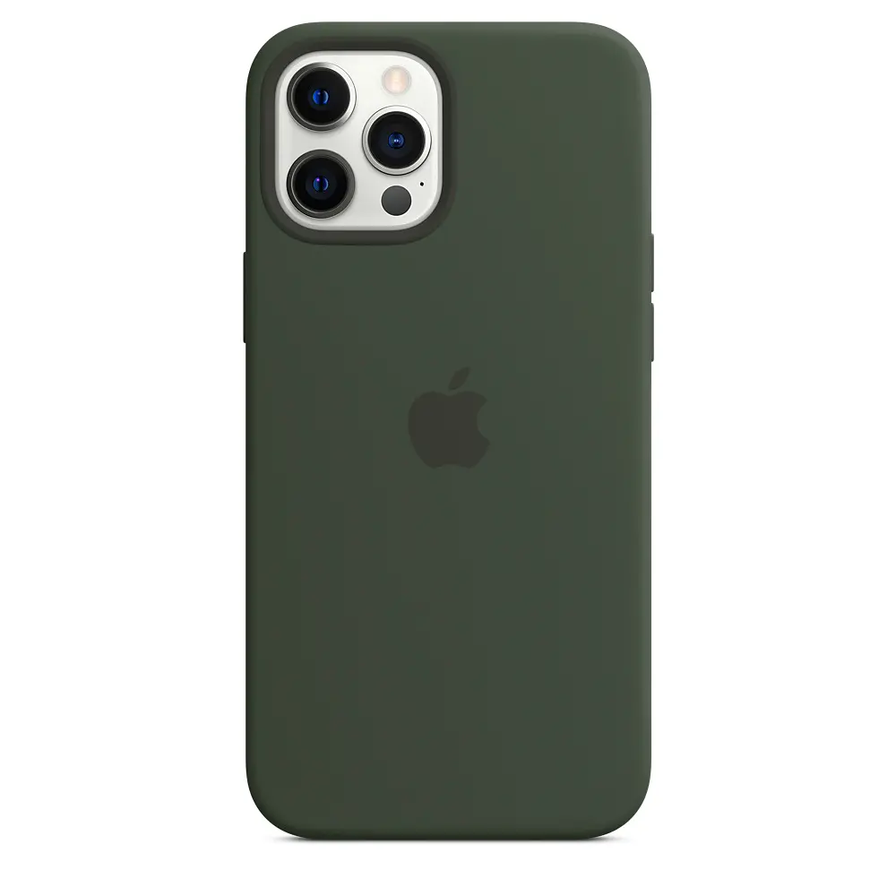 Чохол Silicone Case для Apple iPhone 12 Pro Max (Dark Olive) АА [72357] - фото 6