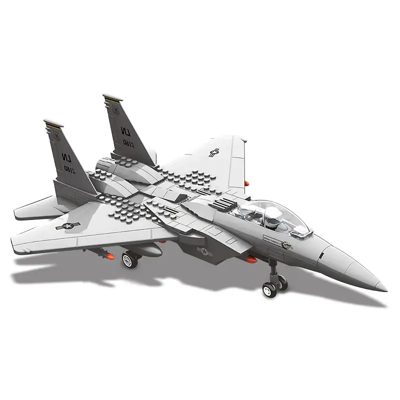 Конструктор Wange Винищувач F-15 Eagle Fighter  військова техніка авіація літак ,262 деталі - фото 6