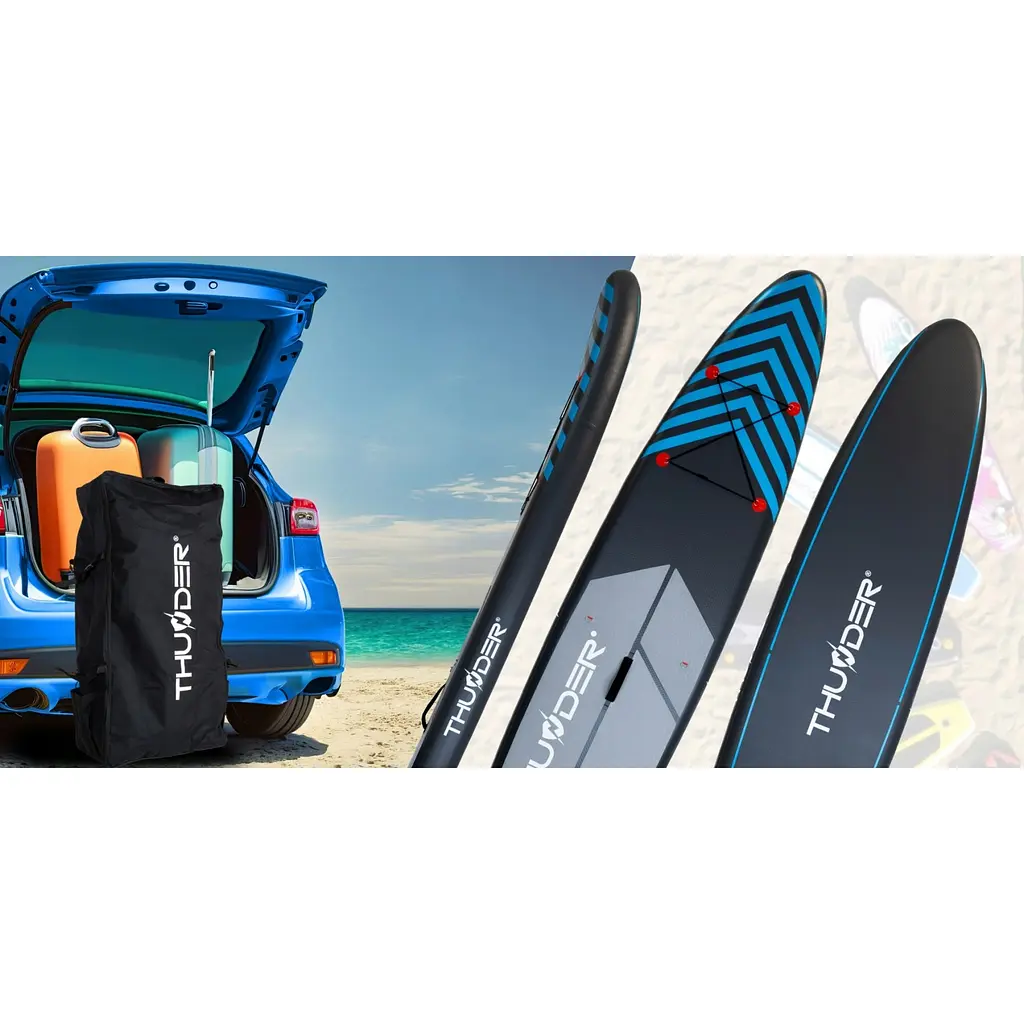 Надувна SUP дошка THUNDER Steel 365 см із веслом Blue - фото 7