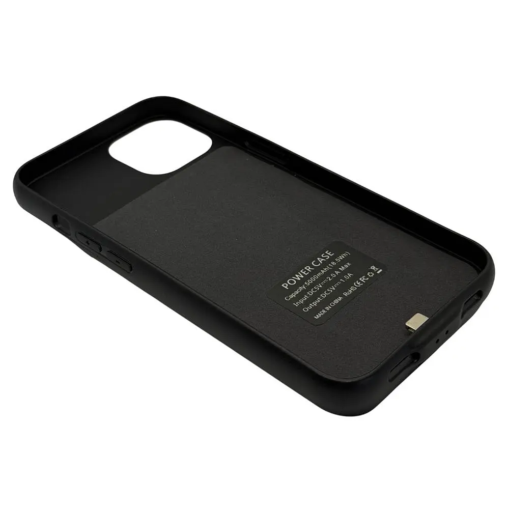 Чохол-акумулятор XON PowerCase для iPhone 13 / 14 5000 mAh Чорний (PCBS1113150B 4739) - фото 5