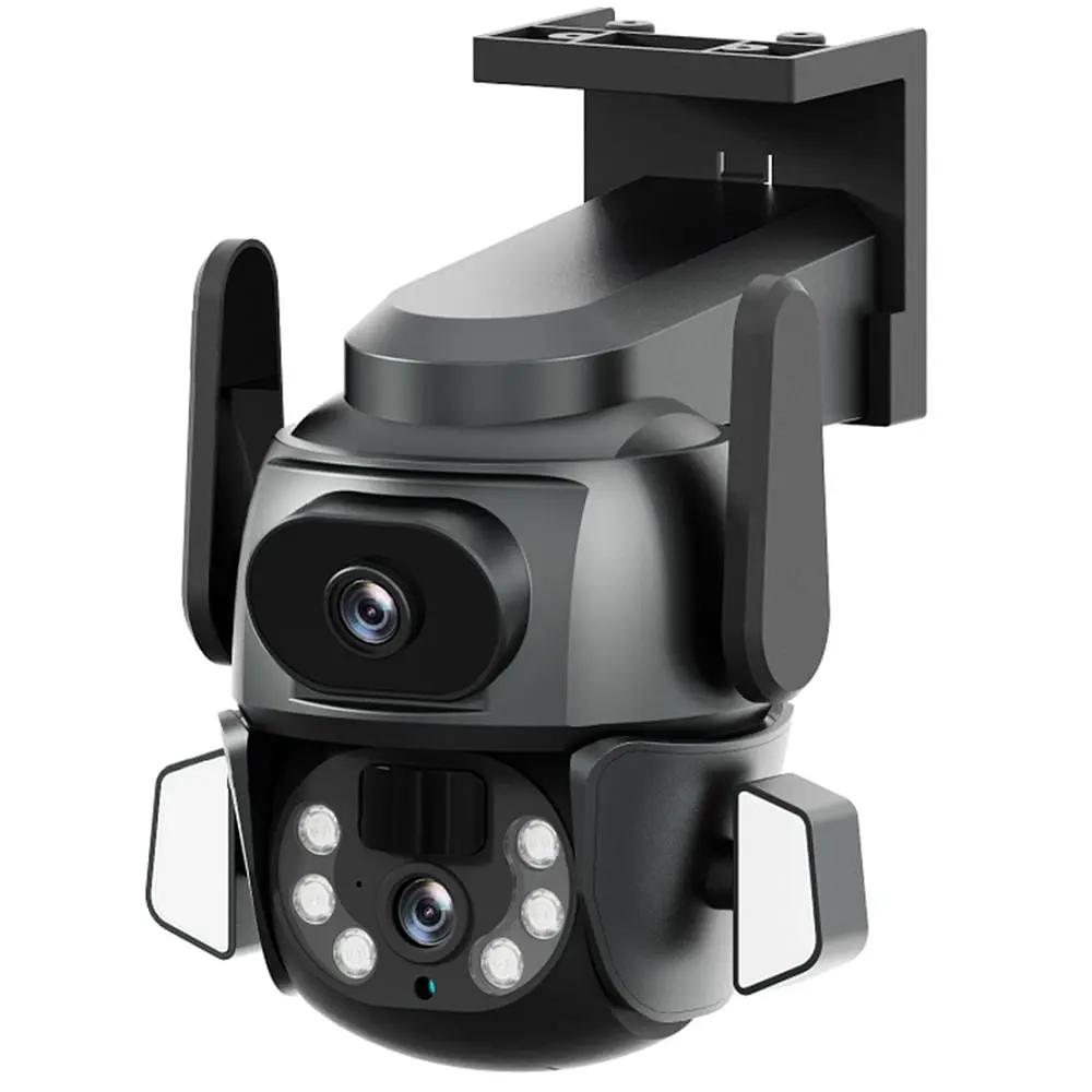 IP PTZ-відеокамера з WiFi 4Mp (2*2Mp) Light Vision VLC-9692WI10ZL f=4+8mm, ІЧ+LED-підсвічування, з мікрофоном (75-00205) - фото 2