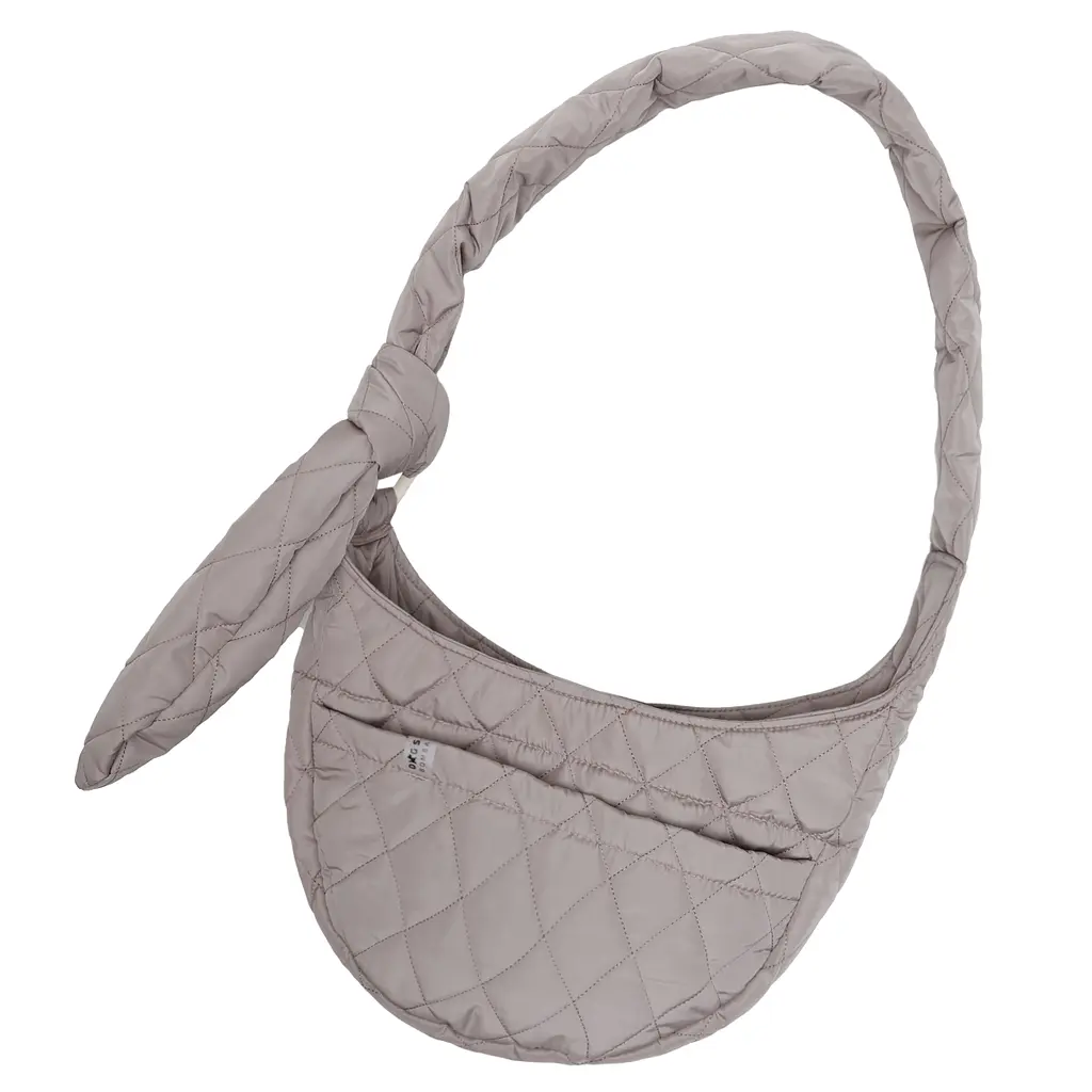 Слінг сумка переноска через плече для тварин собаки котів дрібних порід до 6 кг ремінцем із кишенею dogs bomba мокко - фото 2