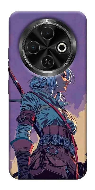 TPU чохол Demsky The witcher ciri для TECNO Spark 30C