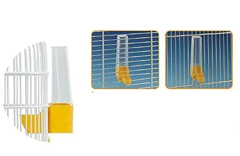 Поїлка для птахів Ferplast UNIX 4552 жовта 3х6.7х11 см 84552799 - фото 2
