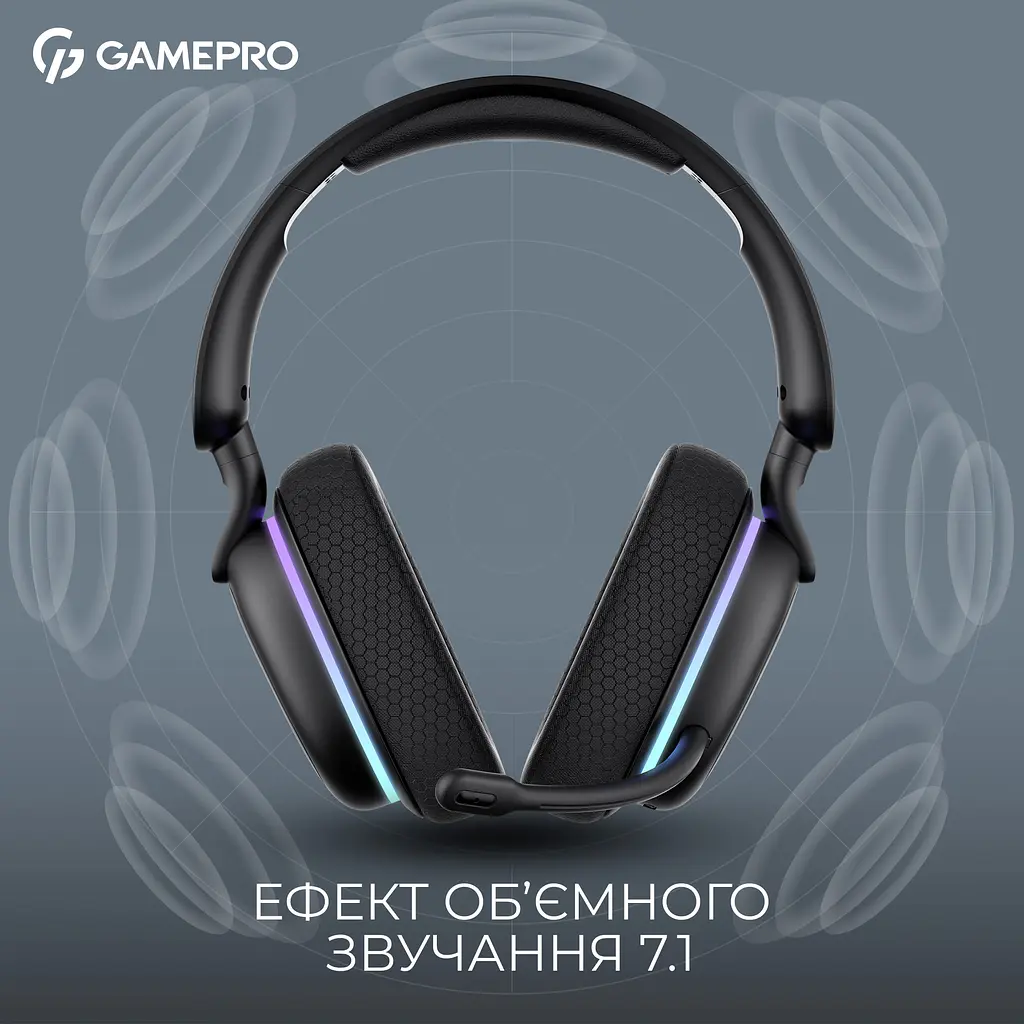 Гарнітура GamePro Asgard Bragi Black (HSW250B) - фото 9