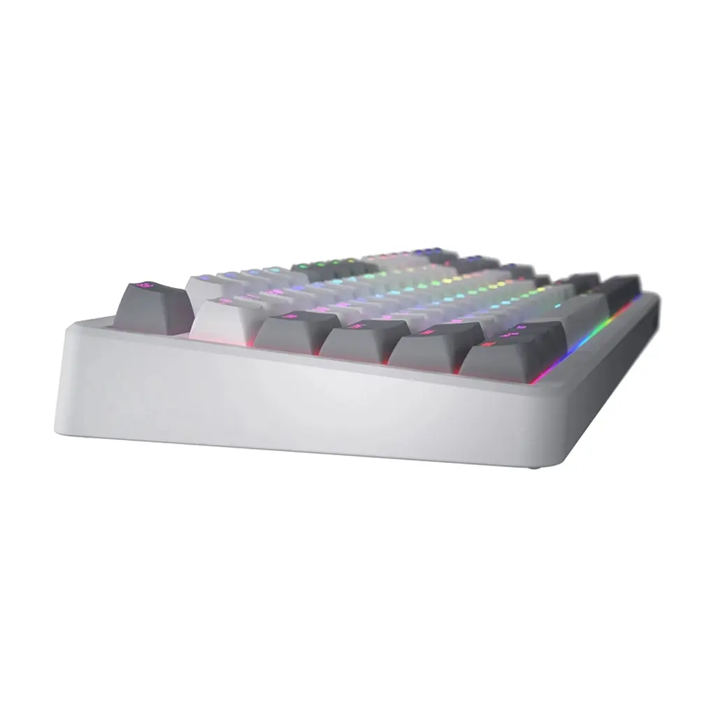 Клавіатура Hator Rockfall 3 Mecha TKL QMK/VIA Orange Wireless White (HTK851UA) - фото 5