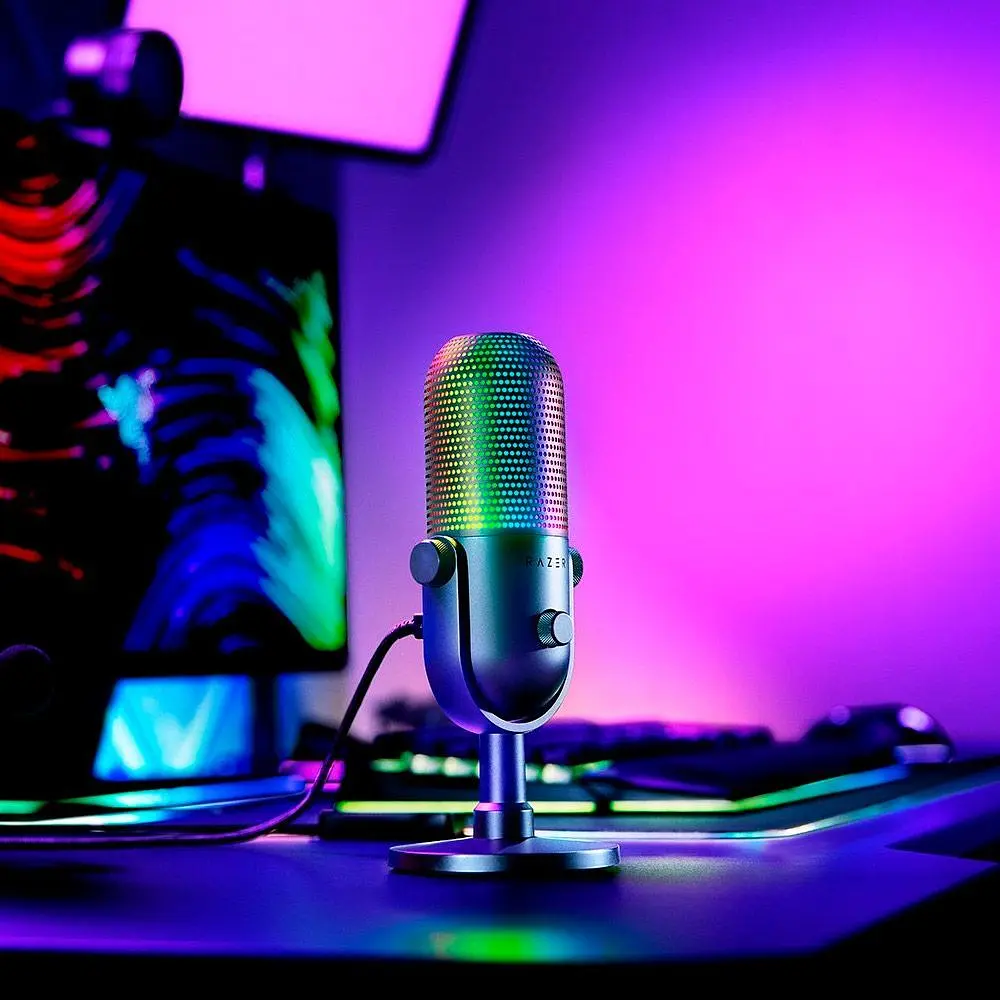 Мікрофон Razer Seiren V3 Chroma Black (RZ19-05060100-R3M1) [104417] - фото 6