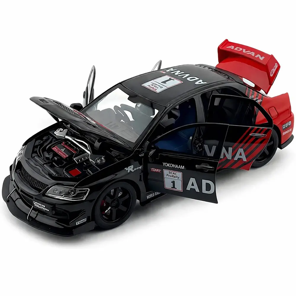 Колекційна металева модель автомобіля АвтоЕксперт Mitsubishi Lancer Evolution IX з інерцією, світлом та звуком 1:32 - фото 4