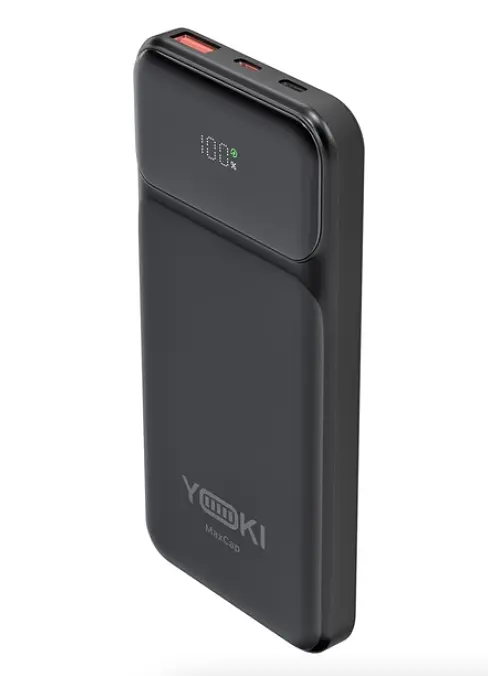 Портативная батарея Yoki MaxCap 22,5W 10000 mAh Black - фото 3