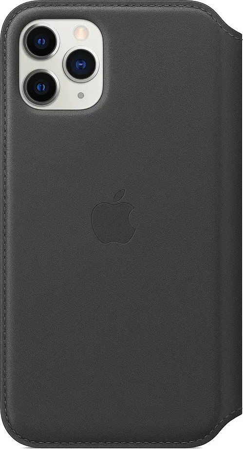 Оригінальний шкіряний чохол-книжка для iPhone 11 Pro Apple Leather Folio Black MX062ZM/A протиударний - фото 7
