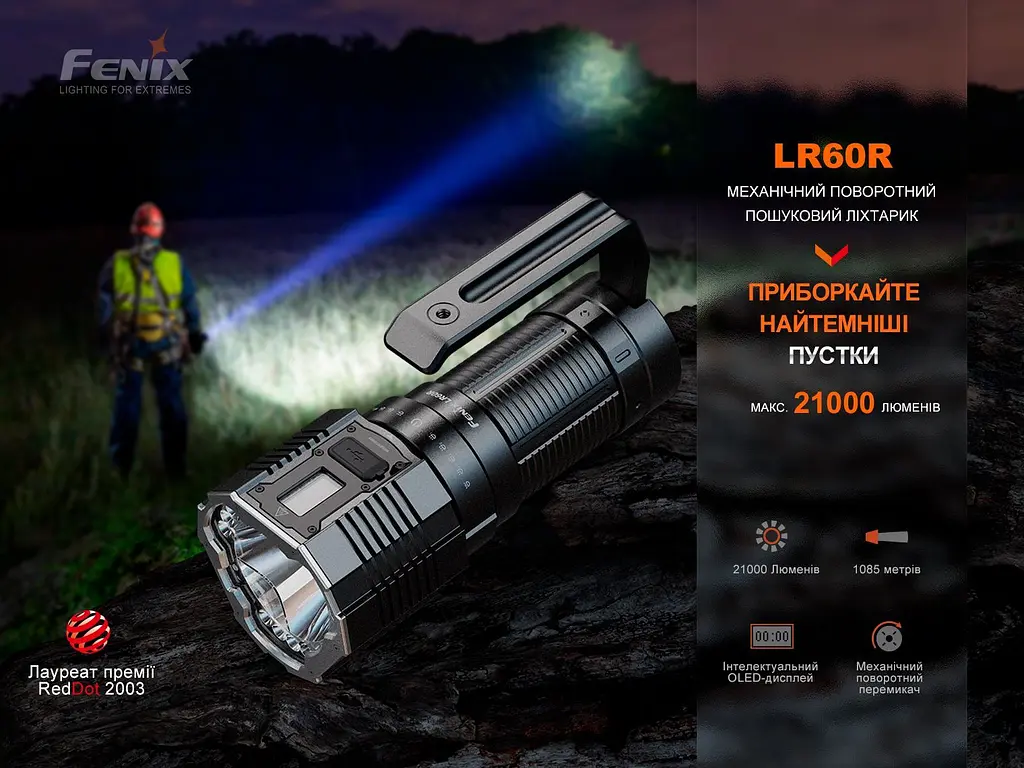 Ліхтар ручний Fenix LR60R - фото 7