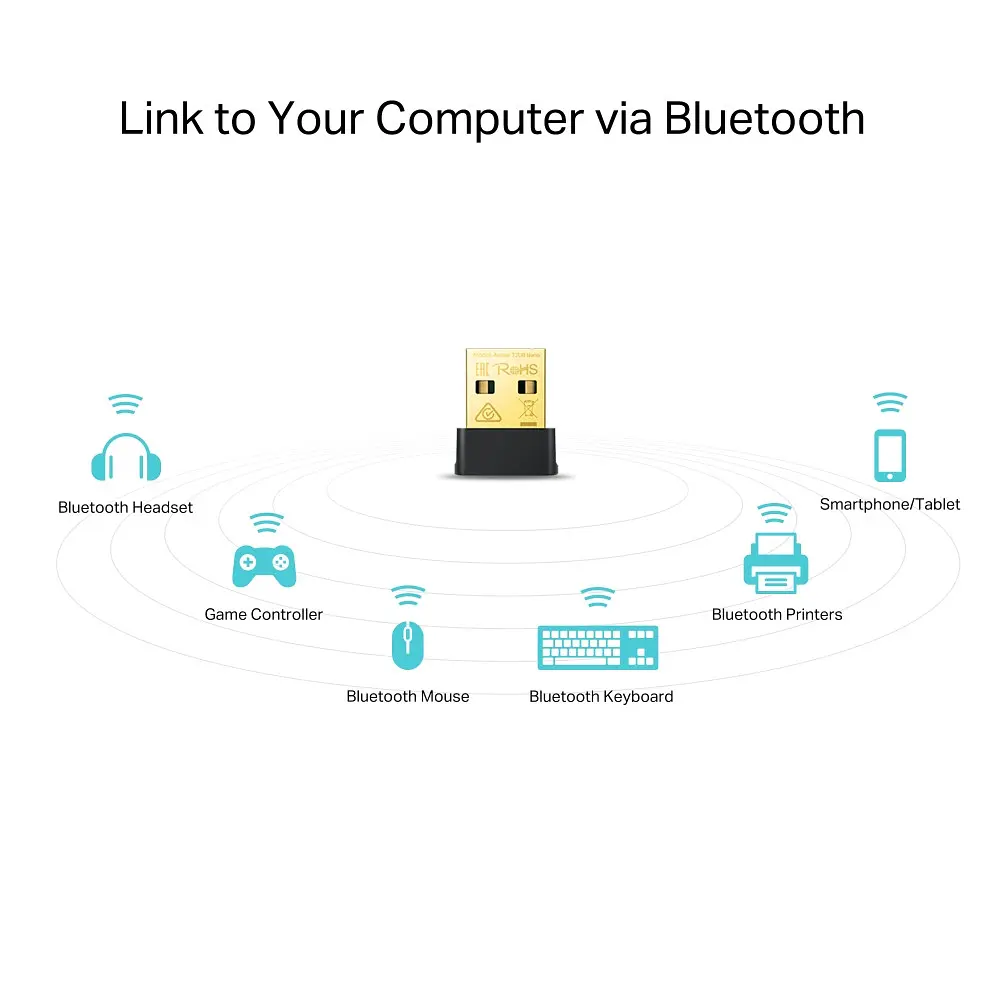Беспроводной адаптер Wi-Fi + Bluetooth TP-Link Archer T2UB nano AC600 BT 4.2 USB2.0 - фото 3