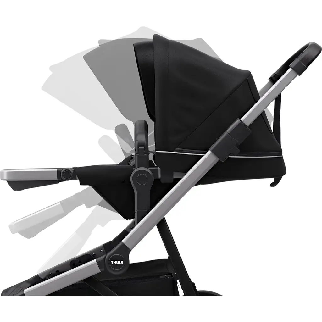 Дитяча коляска з люлькою Thule Sleek Midnight Black (TH 11000007) - фото 8