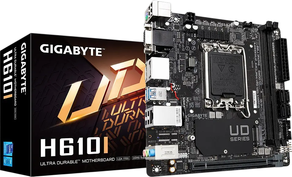 Mатеринська плата Gigabyte H610I LGA 1700 (H610I) - фото 3