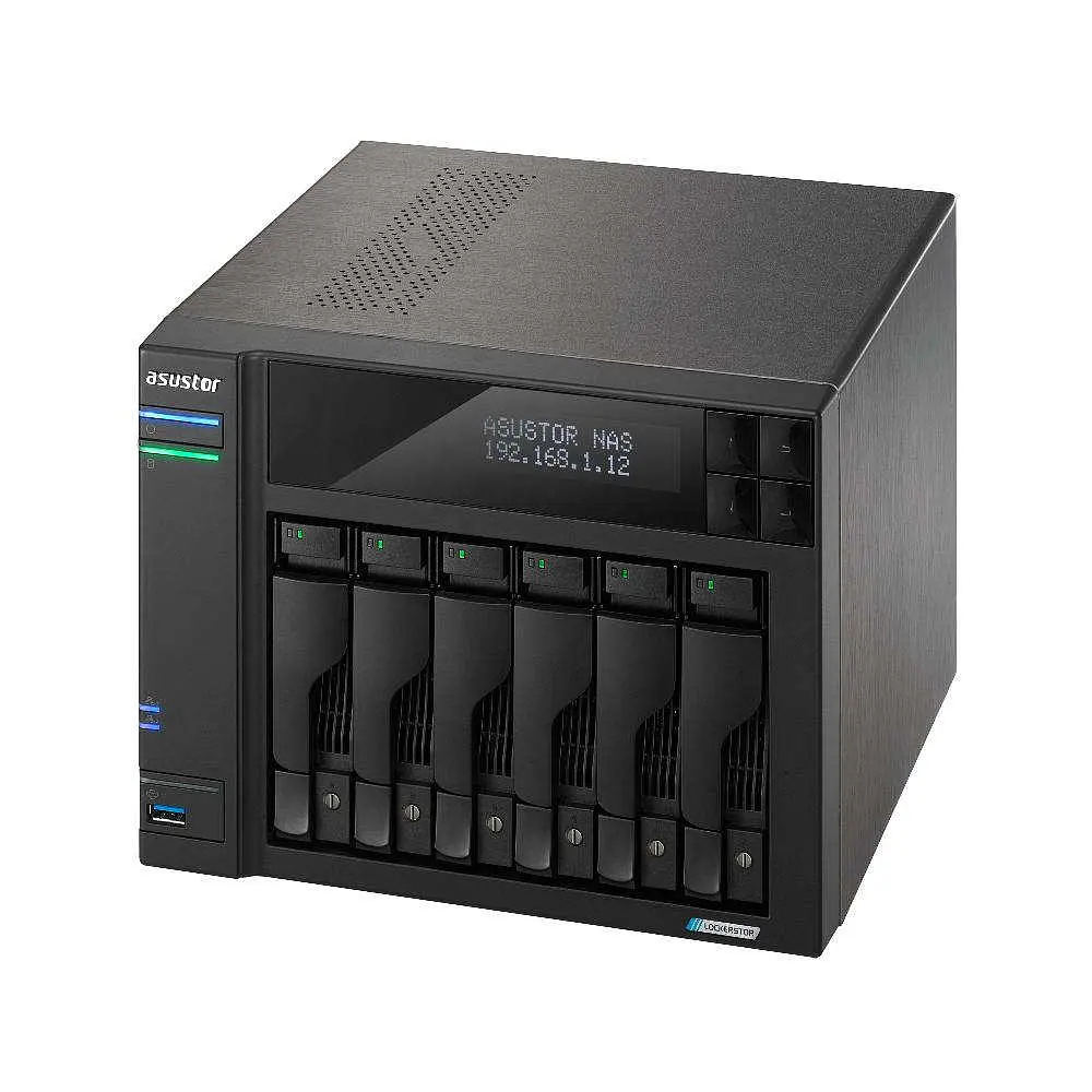 Сетевой накопитель Asustor Lockerstor 6 Gen2 (AS6706T) Black - фото 4