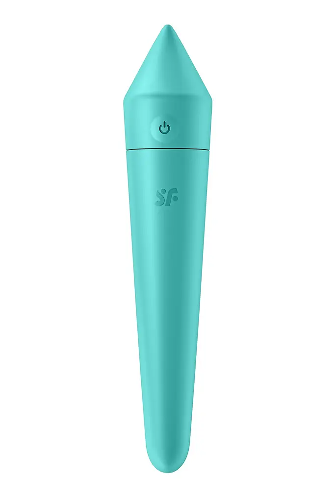 Вібратор Satisfyer Ultra Power Bullet 8 Turquoise Віброкуль, для клітора, 13.6х2.6 см блакитний - фото 4