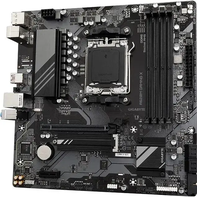 Материнська плата Gigabyte A620M Gaming X sAM5 A620M 4xDDR5 M.2 HDMI DP mATX - фото 3