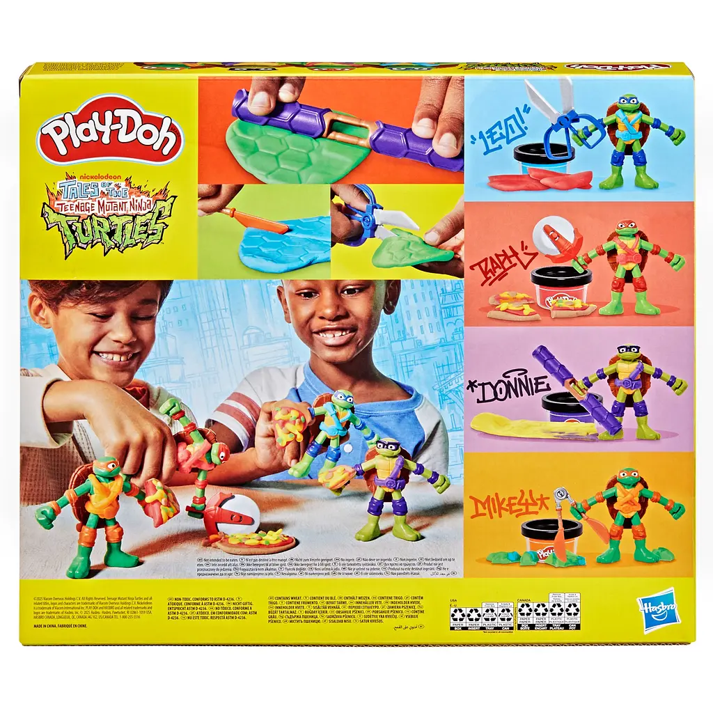 Набір для творчості Play-Doh з масою для ліплення Черепашки-ніндзя Ковабунга (G0556) - фото 2