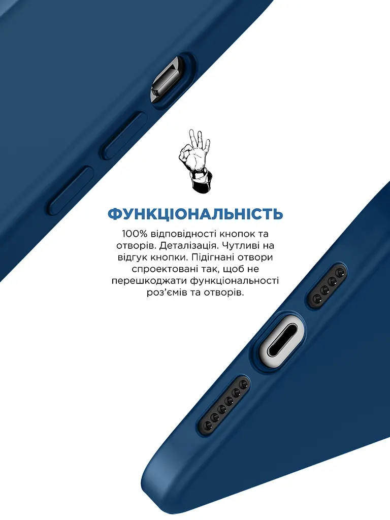 Силиконовый чехол с MagSafe для Apple iPhone 15 Pro Max, ICON2 MagCase, синий, противоударный, панель с мягкой подкладкой, защита всего корпуса, поддержка беспроводной зарядки, совместим с защитными стеклами и пленками, ArmorStandart (ARM72754) - фото 4