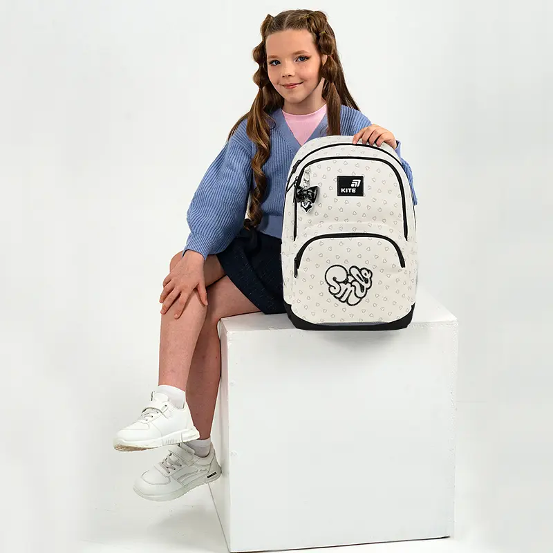 Рюкзак Kite Education 585 Shimmer&Smile Бежевий (K26-585M-2) - фото 19