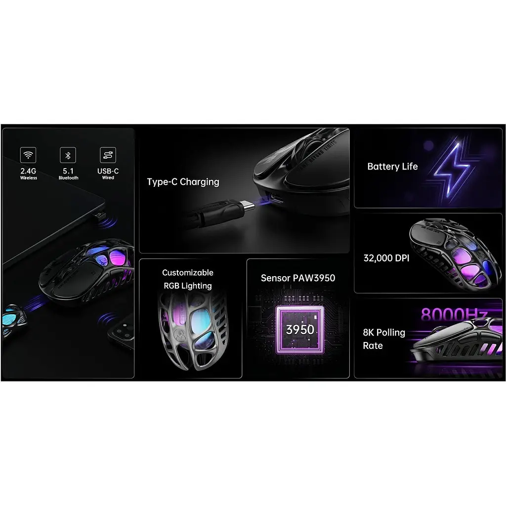 Мышь GravaStar Mercury X Pro Interstellar Silver [GSXPRO_GRY] [137945] - фото 8