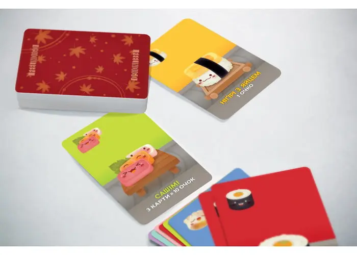 Настольная игра Feelindigo Суши карты (Sushi Go) (укр.) + дополнение "Соевый соус" (SG001) - фото 4