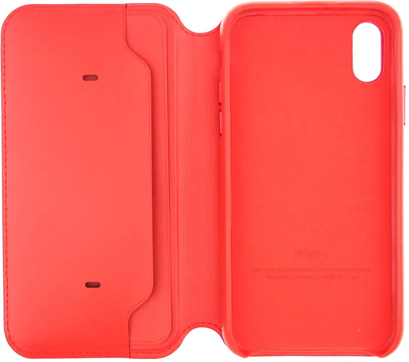 Чехол-книжка Apple Book Cover Case iPhone X Red - фото 4
