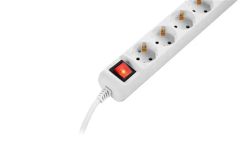 Фильтр питания 2Е 5хSchuko, 5 м, белый (2E-U05ES15M5) - фото 4
