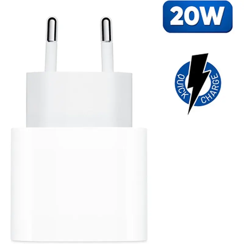 Зарядний пристрій Armorstandart AMHJ83 20W USB-C White + cable USB-C to Lightning (ARM77724) - фото 2
