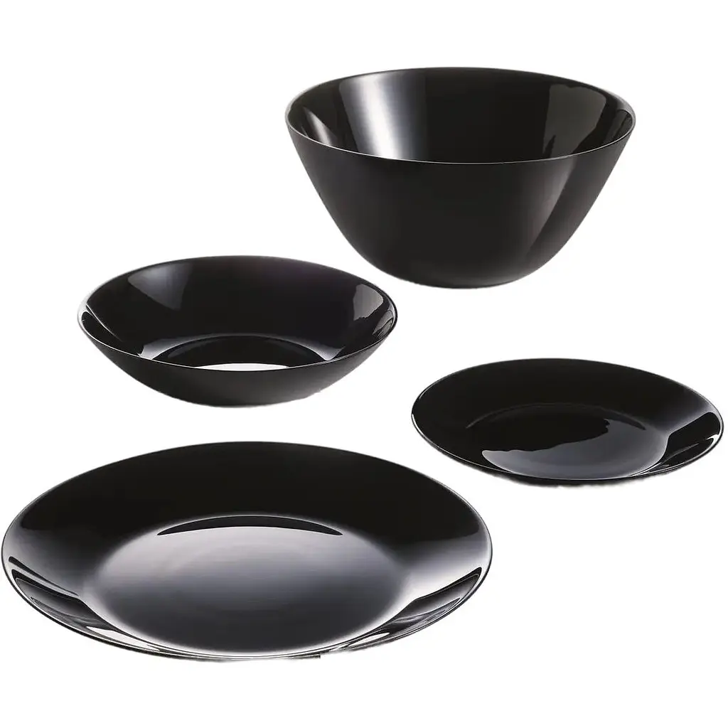 Столовий сервіз Arcopal Zelie Black, 19 шт., чорний (Q8506) - фото 2