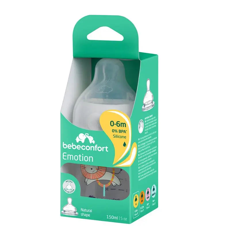 Пляшечка для годування Bebe Confort Emotion PP Bottle, 150 мл, біла (3102201960) - фото 3