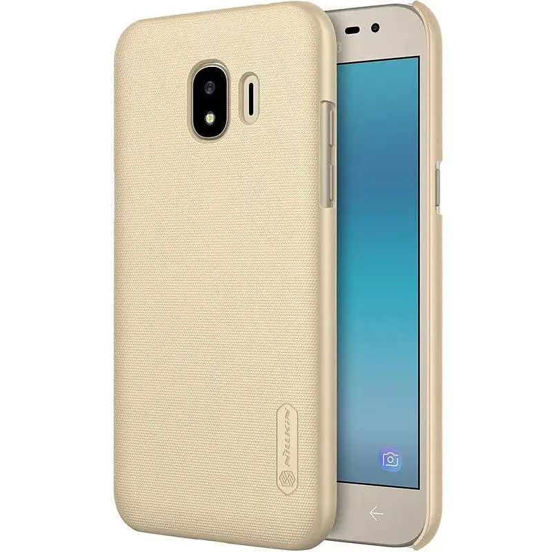 Чохол-накладка Nillkin Super Frosted Shield Samsung Galaxy J2 2018 J250 Gold - фото 7