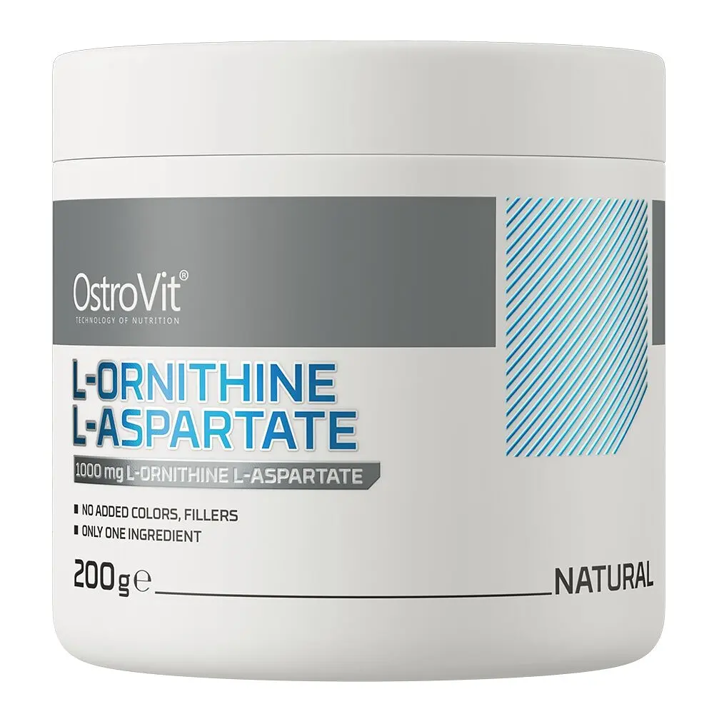 Орнітин та аспартат OstroVit L-Ornithine L-Aspartate, 200 грам для підтримки печінки