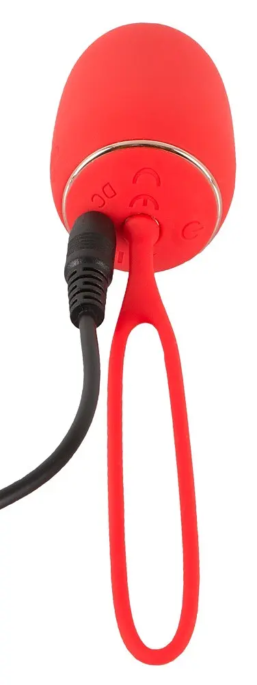 Віброяйце Sweet Smile Remote Controlled Love Ball 15.3 см червоний - фото 4