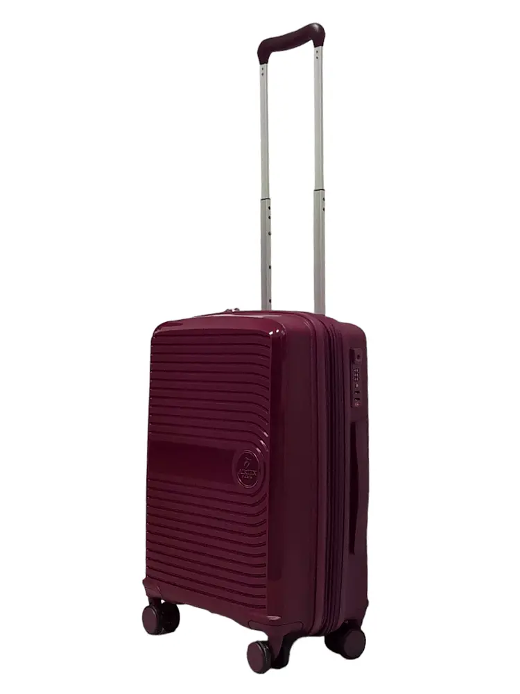 Валіза маленька S поліпропілен Airtex 223 58×40×22см 38л Фіолетовий - фото 2