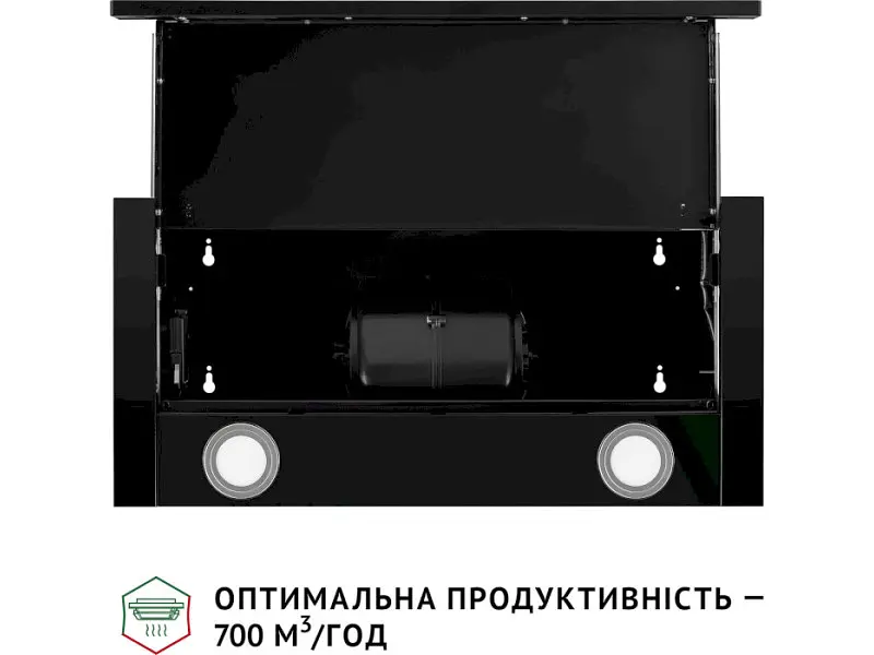 Витяжка телескопічна Perfelli TL 6212 Full BL 700 LED - фото 7