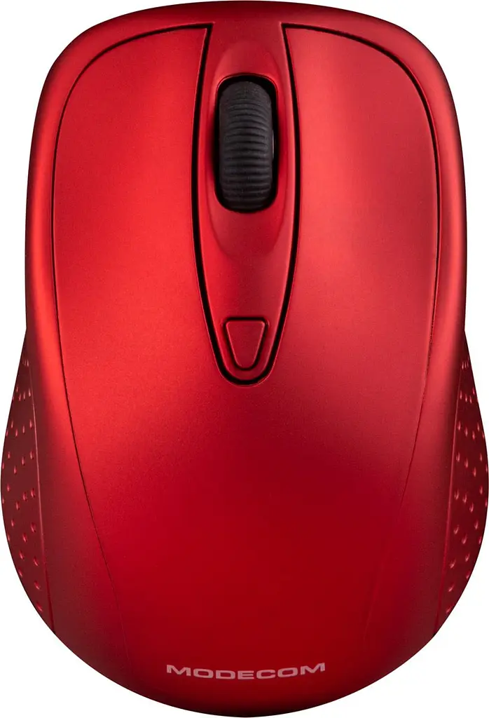 Компьютерная мышка ModeCom MC-WM4.1 беспроводная 3кн. 1600dpi нано ресивер красный (M-MC-0WM4.1-500) - фото 4