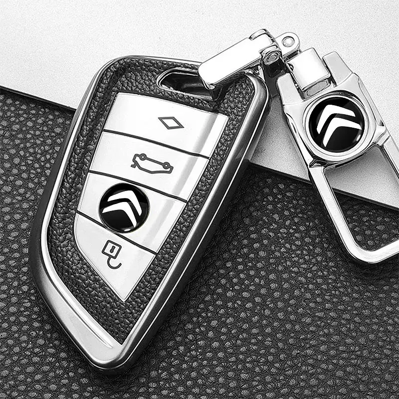 Наклейка з логотипом Citroen для автоключів d=15 мм Пластикова об'ємна (Завод) - фото 4