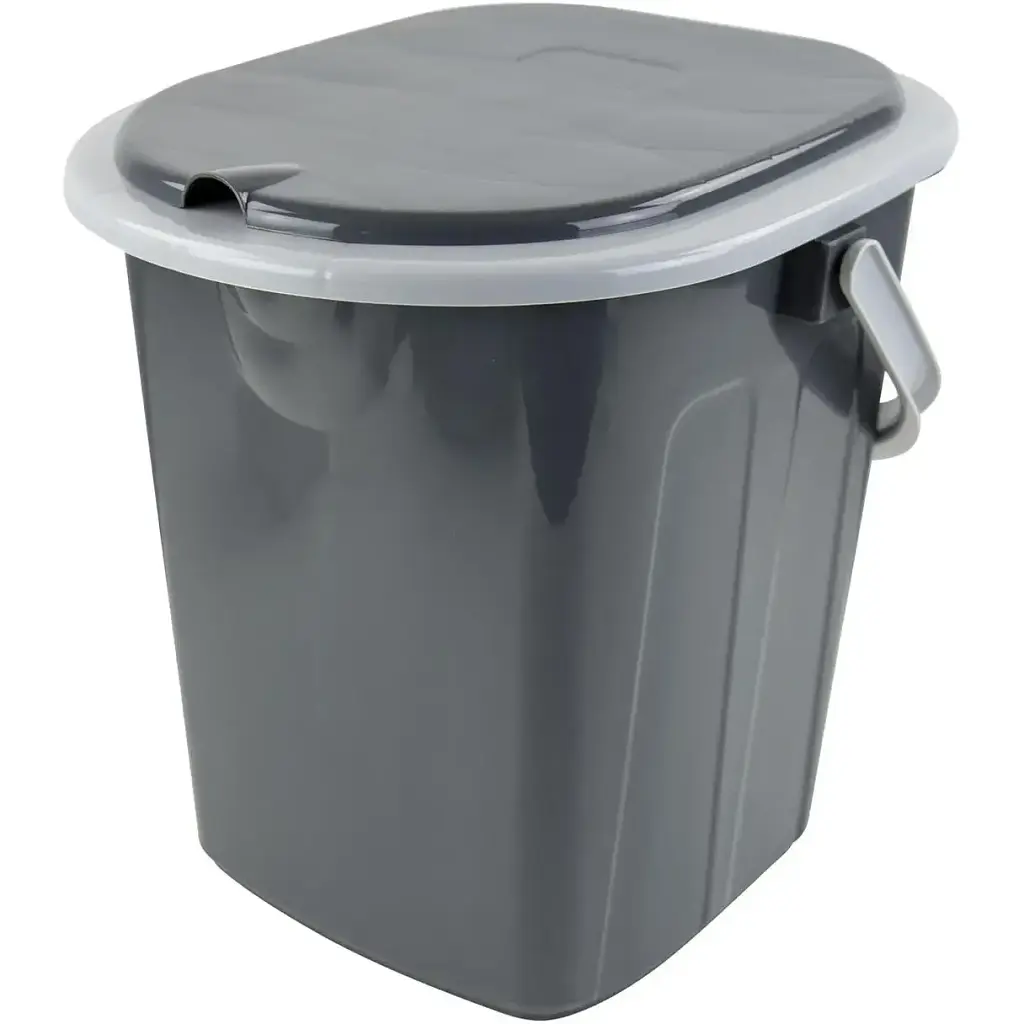 Биотуалет Bo-Camp Portable Toilet Square 20 Liters Grey - фото 2