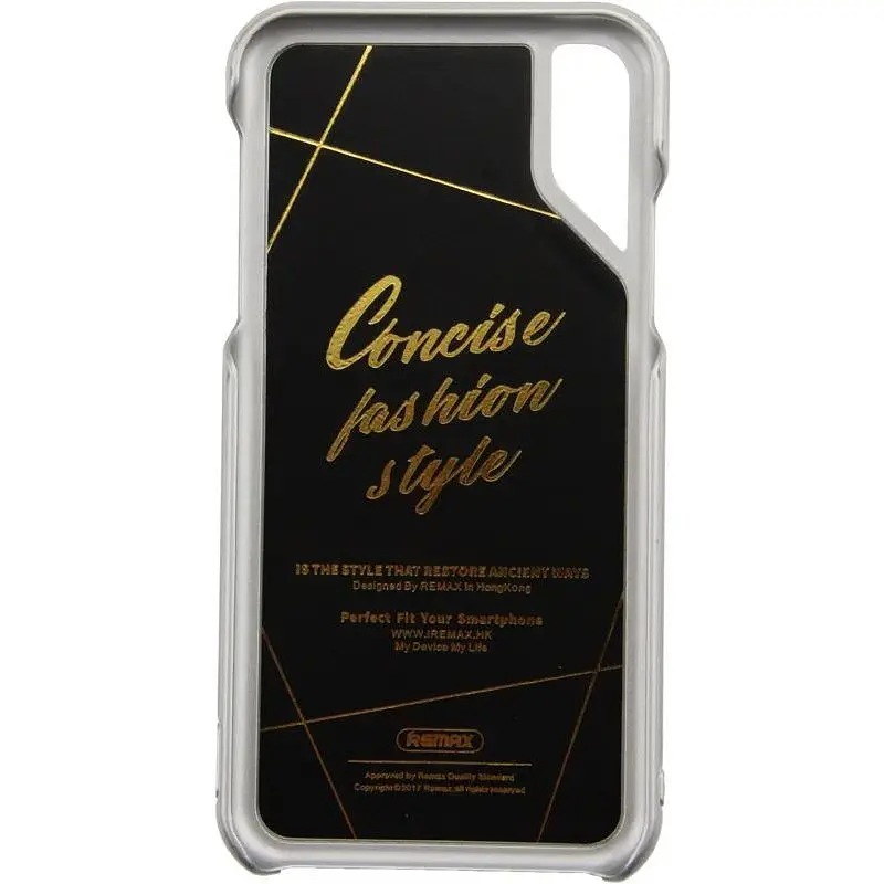 Чохол-накладка Remax Patron Saint Series Case Apple iPhone X Silver - фото 3